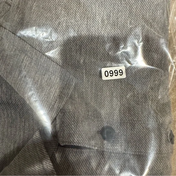 Lululemon Evolution Short Sleeve Polo Heathered Black Size M